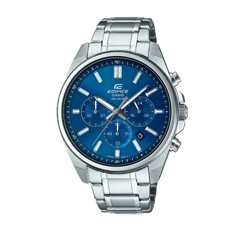 Casio Edifice Standard Chronograph Green Dial Men's Watch- EFV-650D-2AV